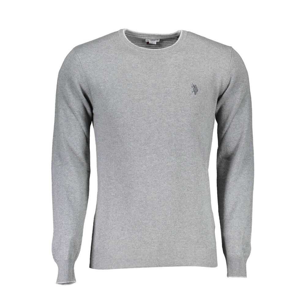 Gray Wool Men's Sweater