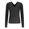 Black Viscosa Women Sweater