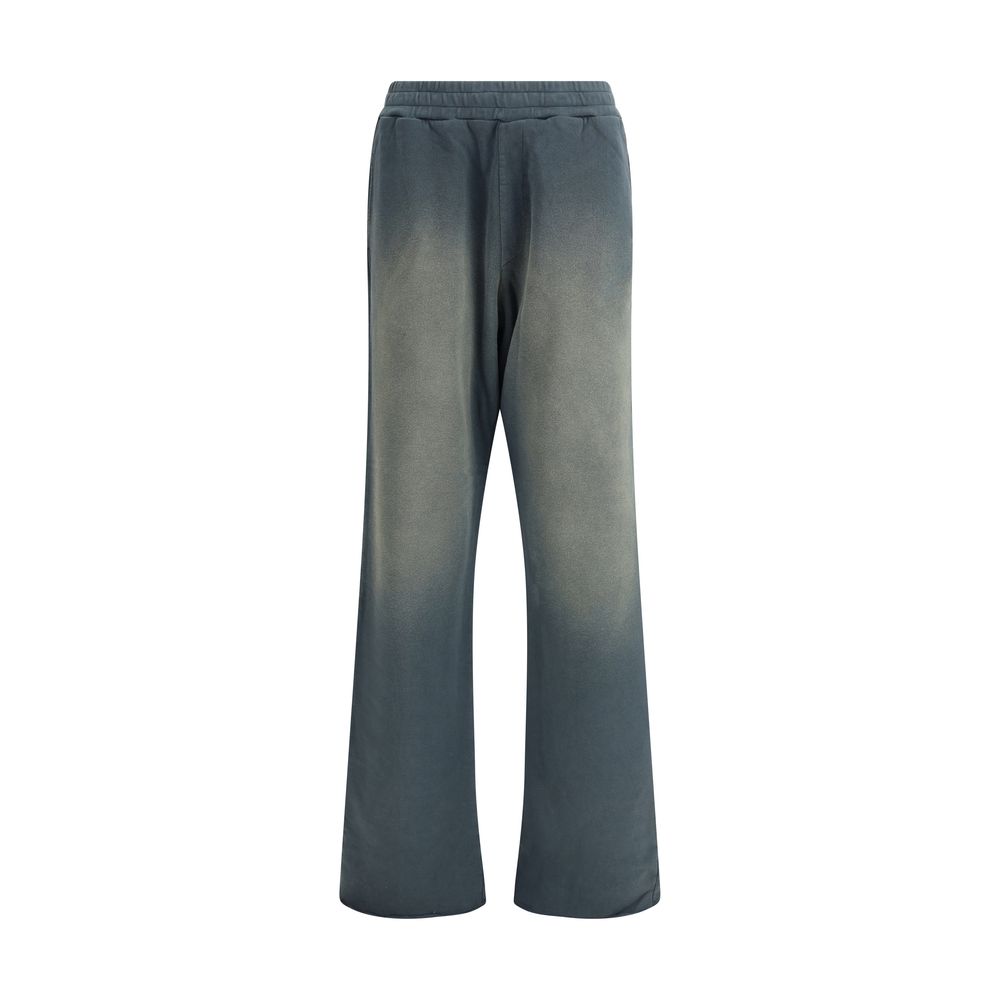 Blue Cotton Joggers (Workout Pants)