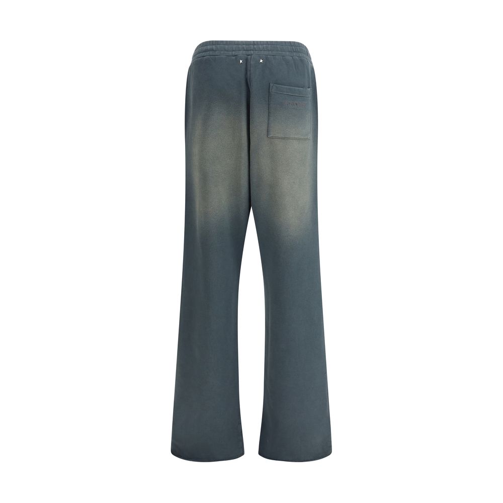 Blue Cotton Joggers (Workout Pants)