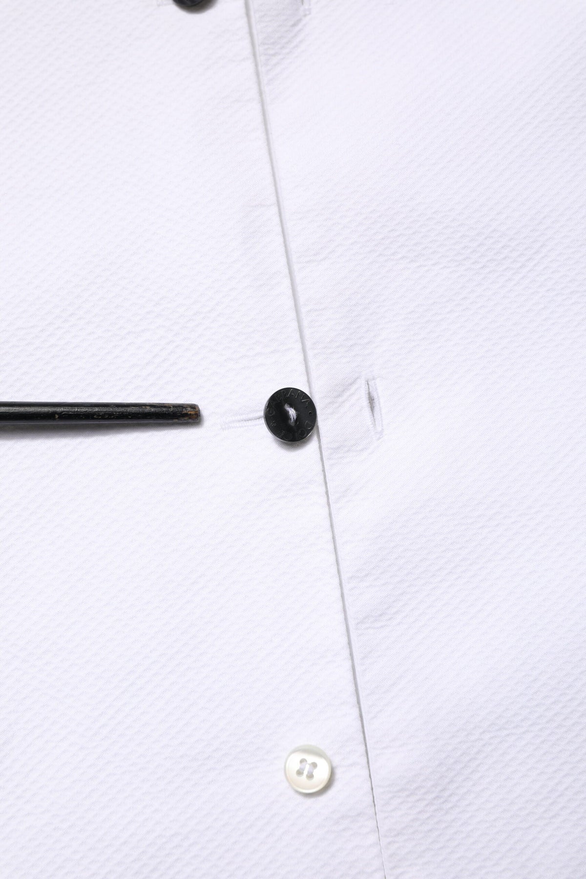 Dolce & Gabbana White Bib Cotton Poplin GOLD Men Formal Shirt