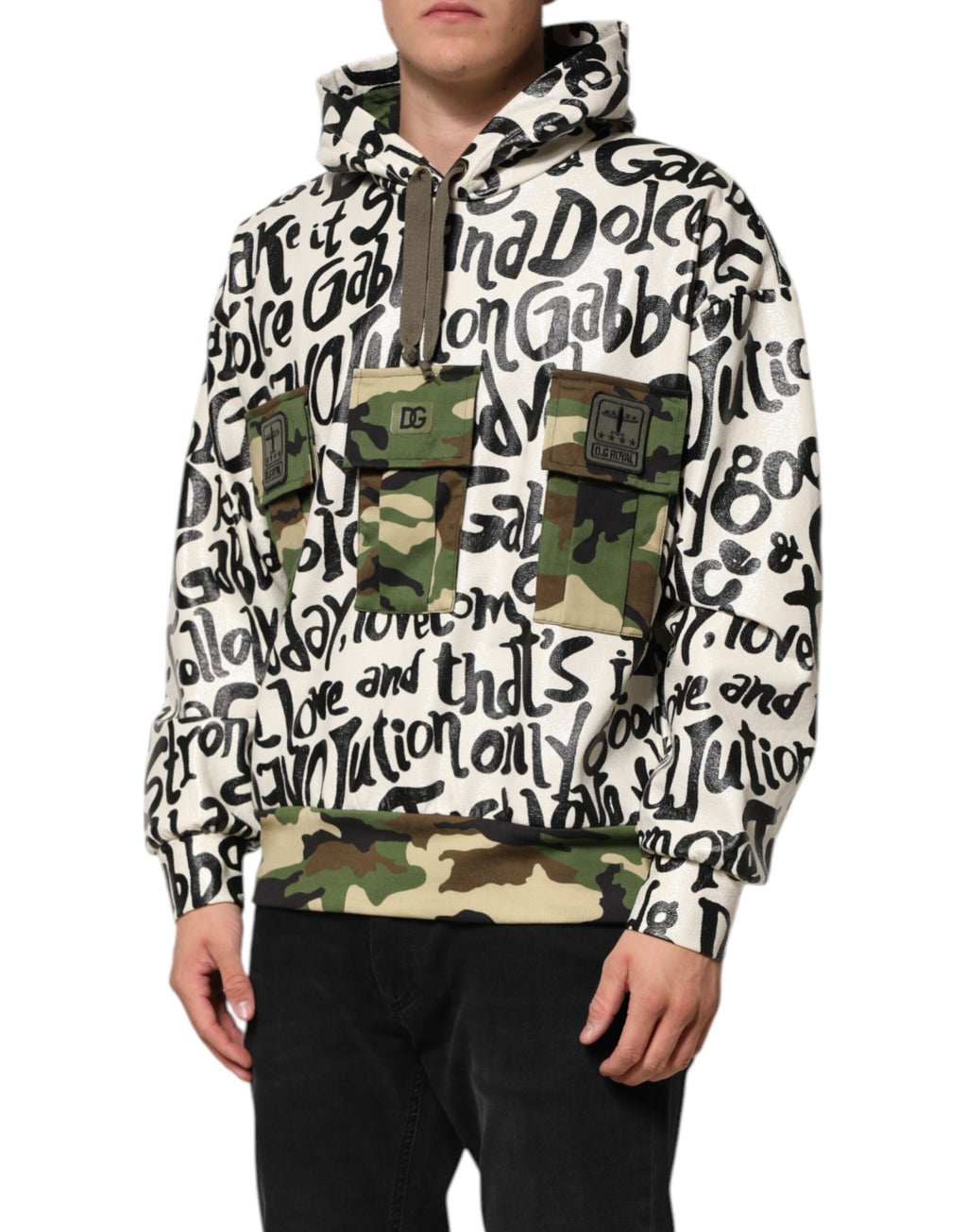 Multicolor Hooded DGMania Sweatshirt Sweater