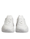 White Leather Daymaster Low Top Sneakers Shoes