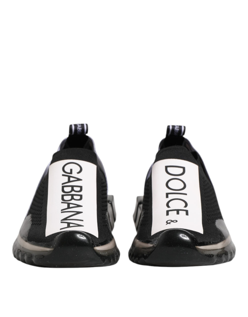 Dolce & Gabbana Black Sorrento Slip On Low Top Sneakers Shoes