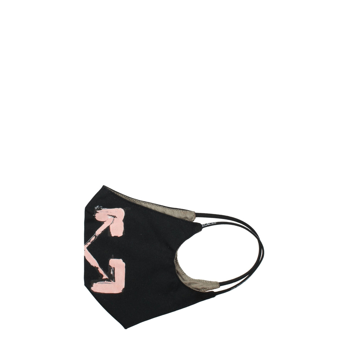 Off-White Black Cotton Facemask