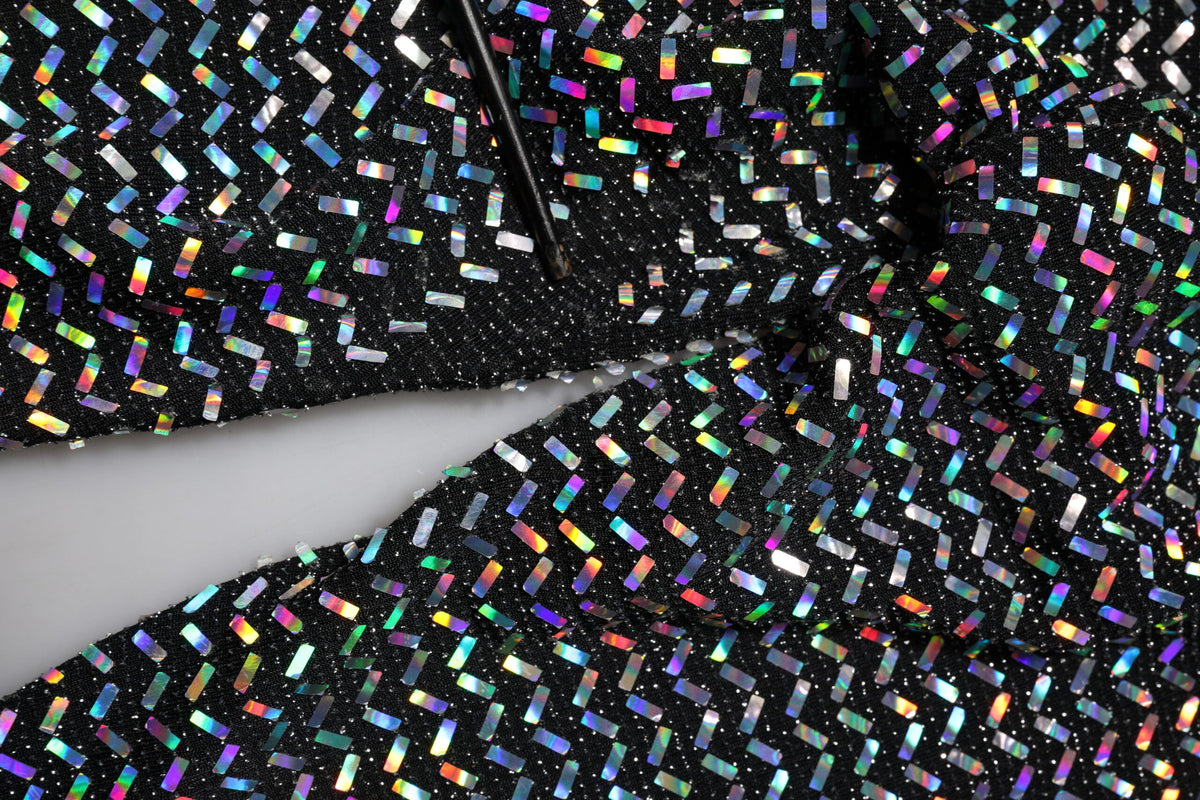 Dolce & Gabbana Multicolor Sequined Leggings Trouser Pants
