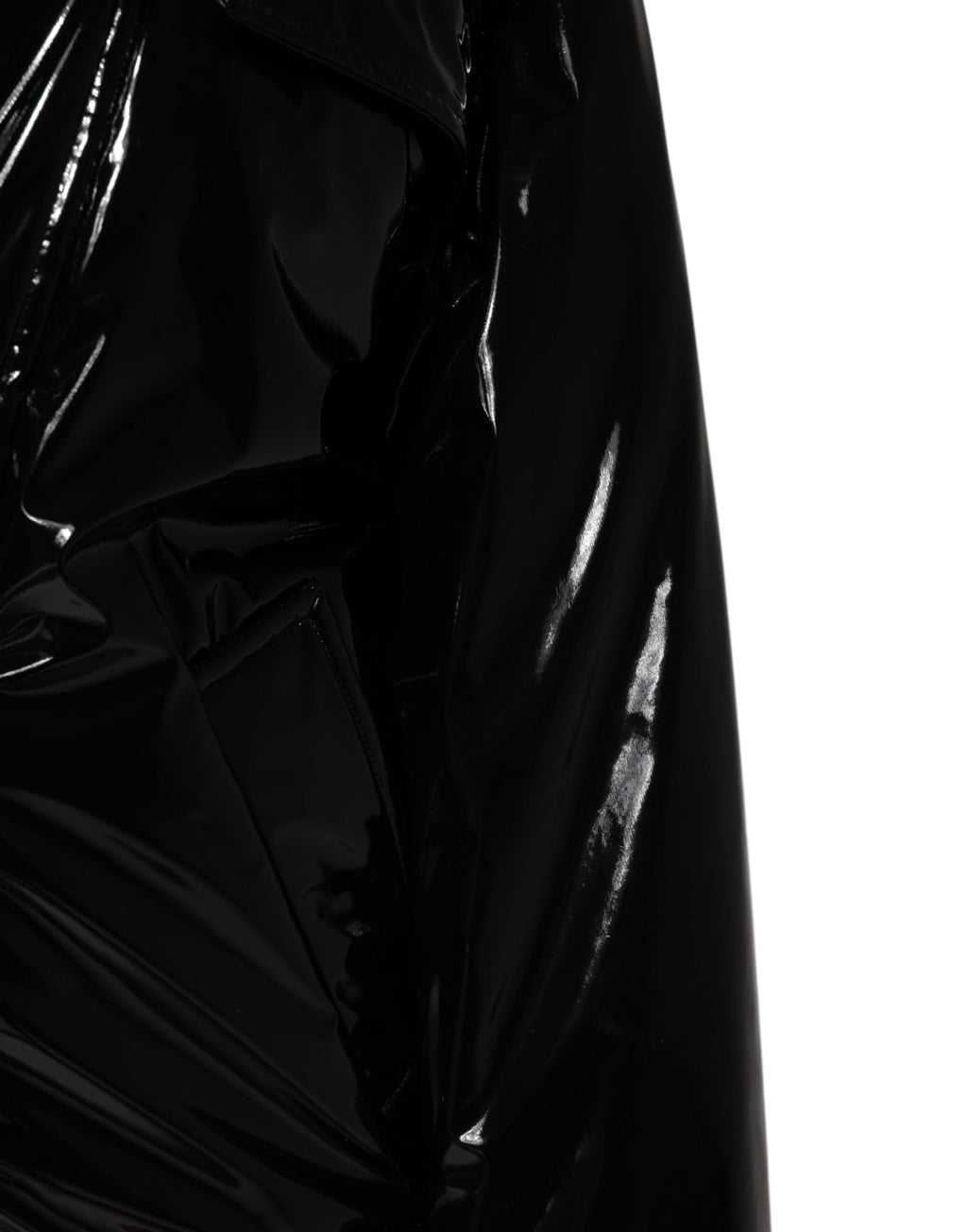 Dolce & Gabbana Polyester Black Quilted Puffer Coat  Jacket