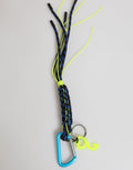 Dolce & Gabbana Multicolor Polyester Tape String DG Logo Keychain Keyring