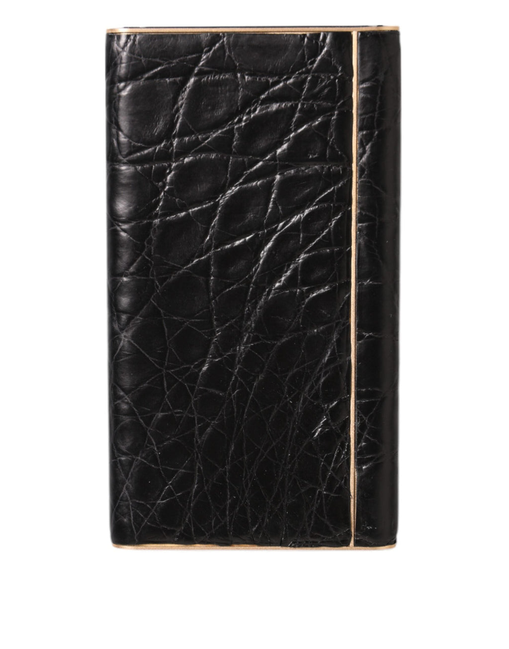 Dolce & Gabbana Black Exoctic Leather Embossed 3000mAh Power Bank Charger USB