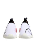 Dolce & Gabbana White Pink Low Top Sorrento Sneakers Shoes