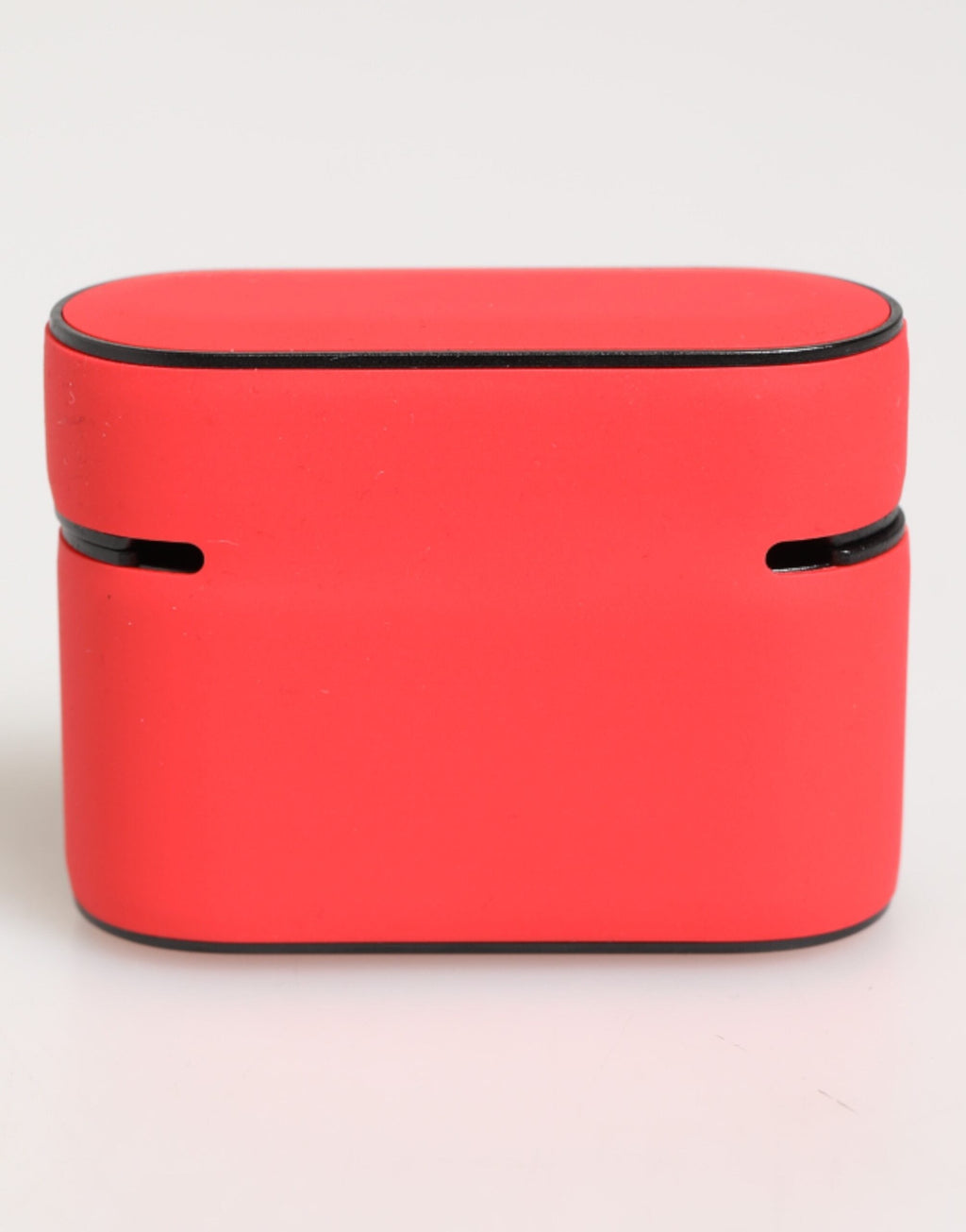 Dolce & Gabbana Red PVC DG Logo Embossed Men Flip Holder  Airpods Case