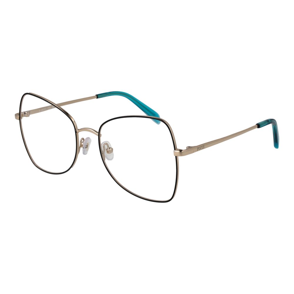 Emilio Pucci Black Metal Glasses (Frames)