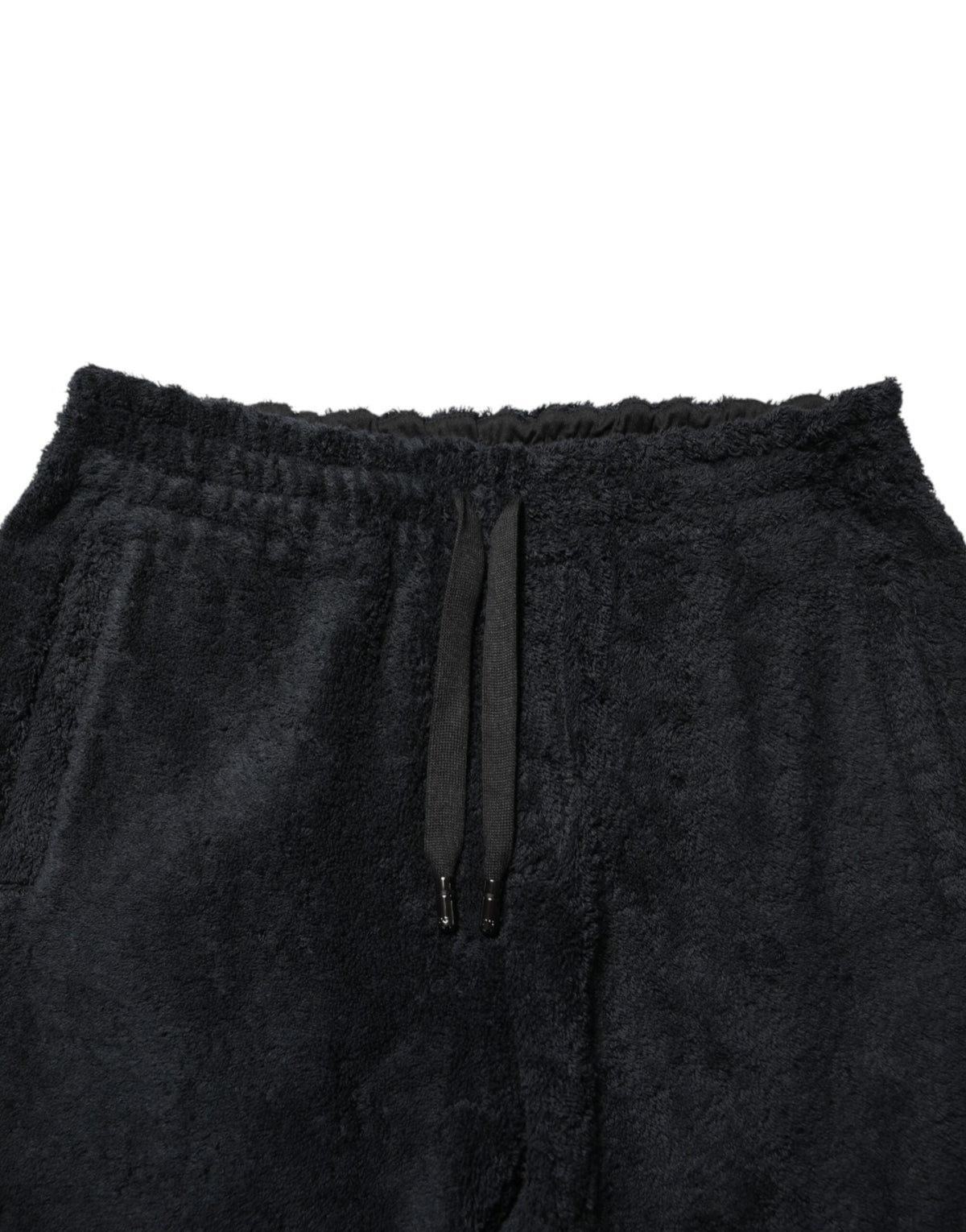 Dolce & Gabbana Black Cotton Logo Men Jogger Sweatpants Pants