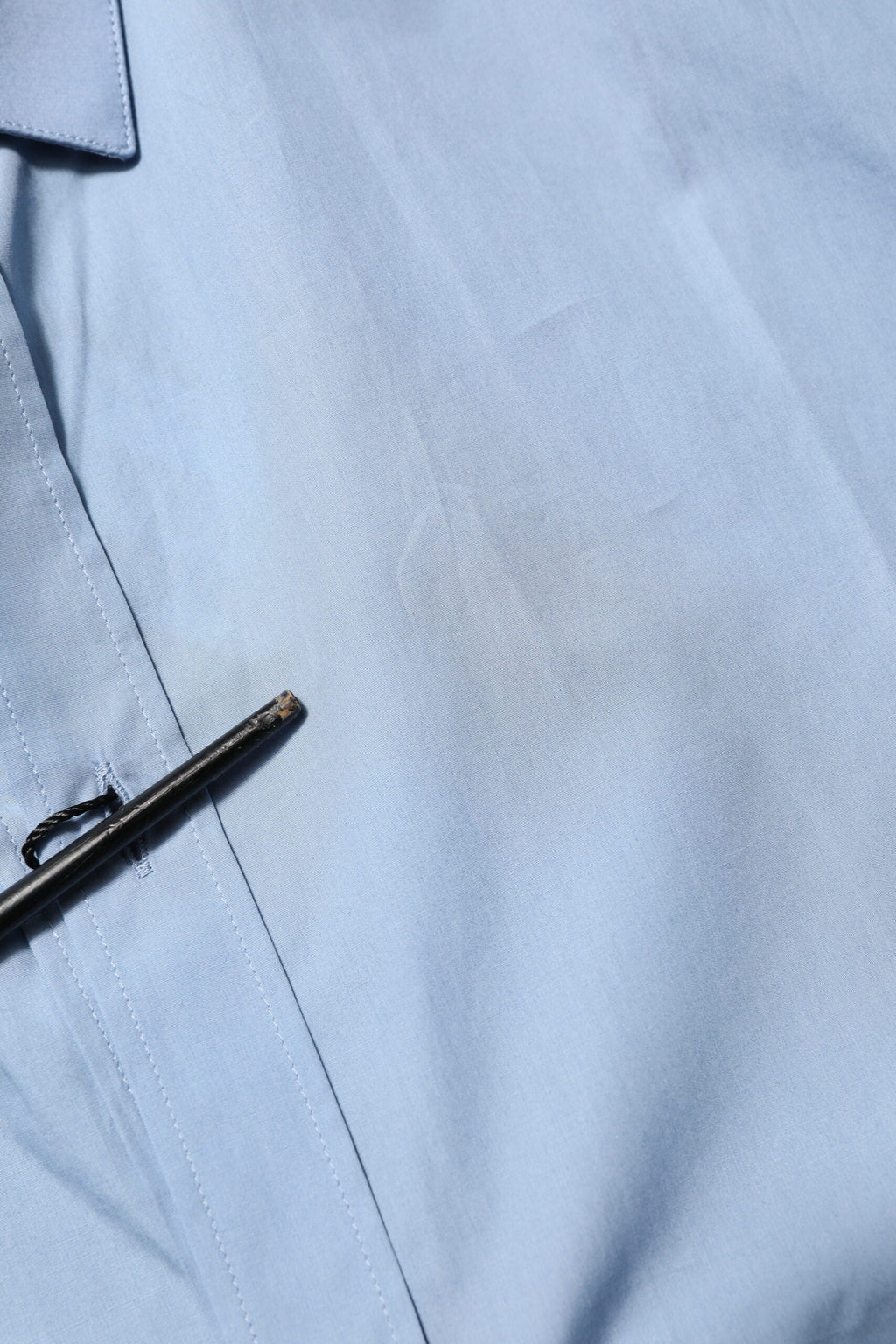 Dolce & Gabbana Blue Cotton Collared GOLD Formal Dress Shirt