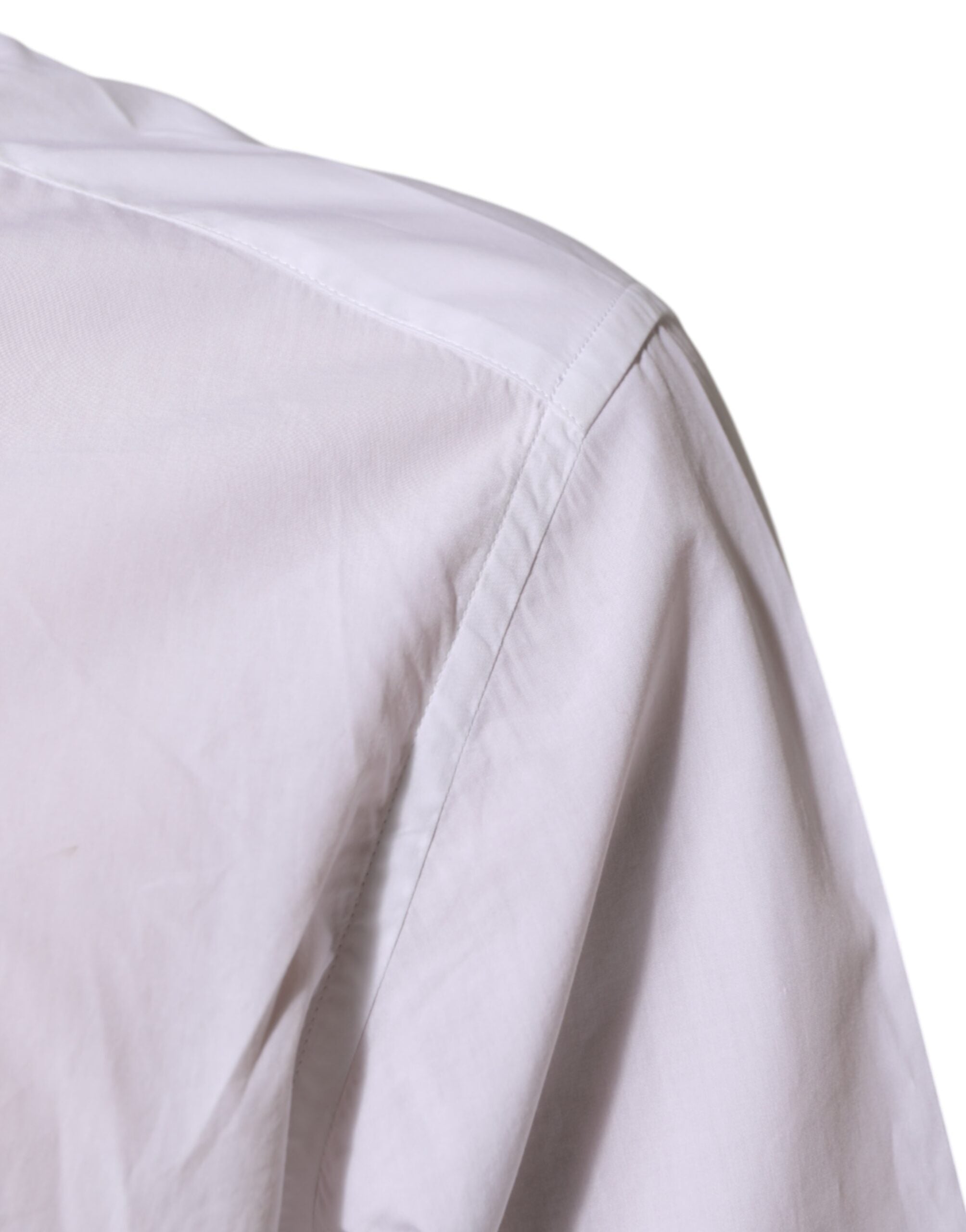 Dolce & Gabbana White Cotton MARTINI Men Formal Dress Shirt