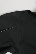 Dolce & Gabbana Black Logo FullZip Hooded Sweatshirt Sweater