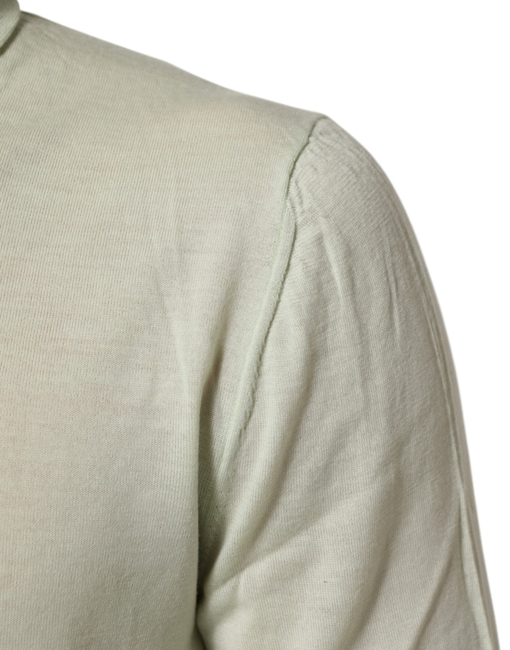 Dolce & Gabbana Light Green Logo TurtleNeck Pullover Sweater