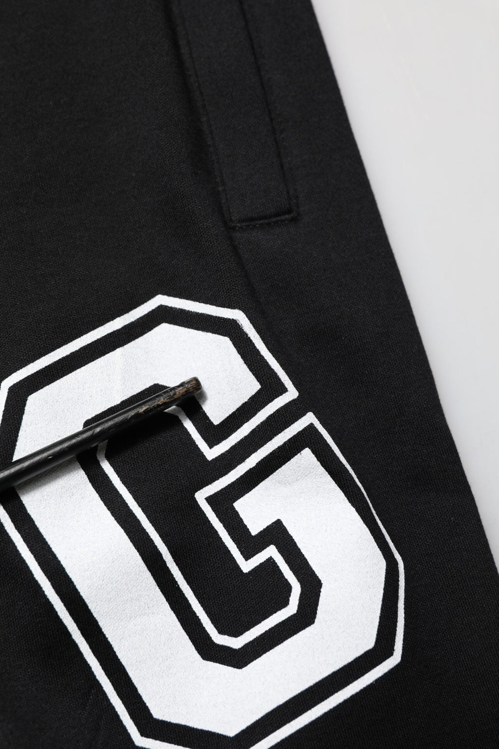 Dolce & Gabbana Black Logo Print Cotton Casual Bermuda Short