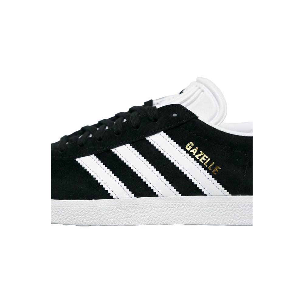 Adidas Originals Black Leather Low Top Sneakers