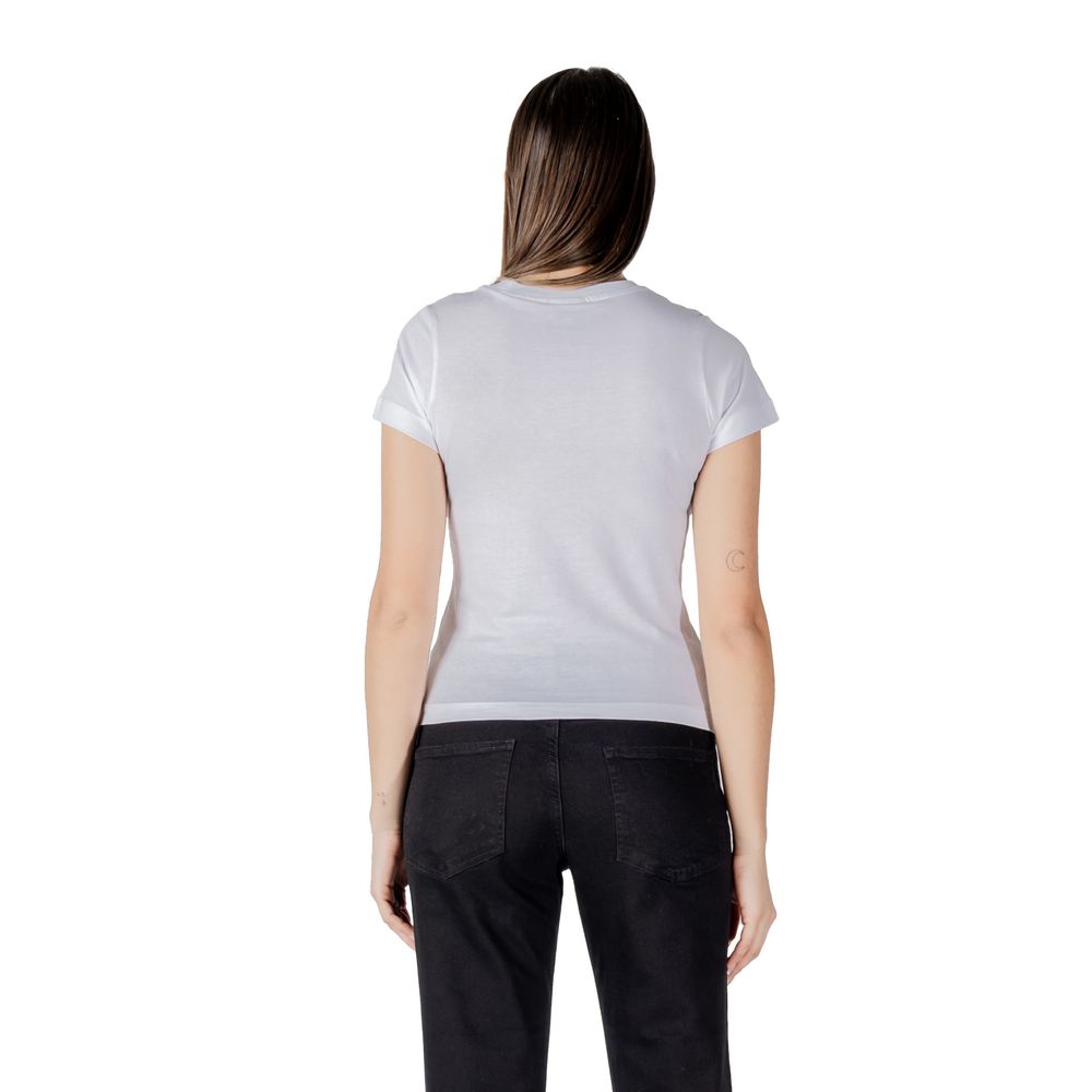Guess Active White Cotton T-Shirt