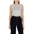 Jacqueline De Yong White Viscose Tank Tops