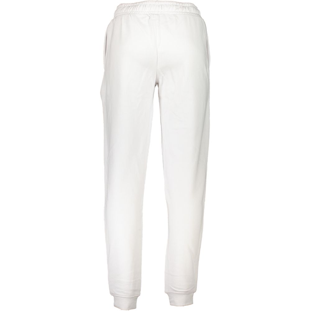 Cavalli Class Bianco Cotton Men Hoodie