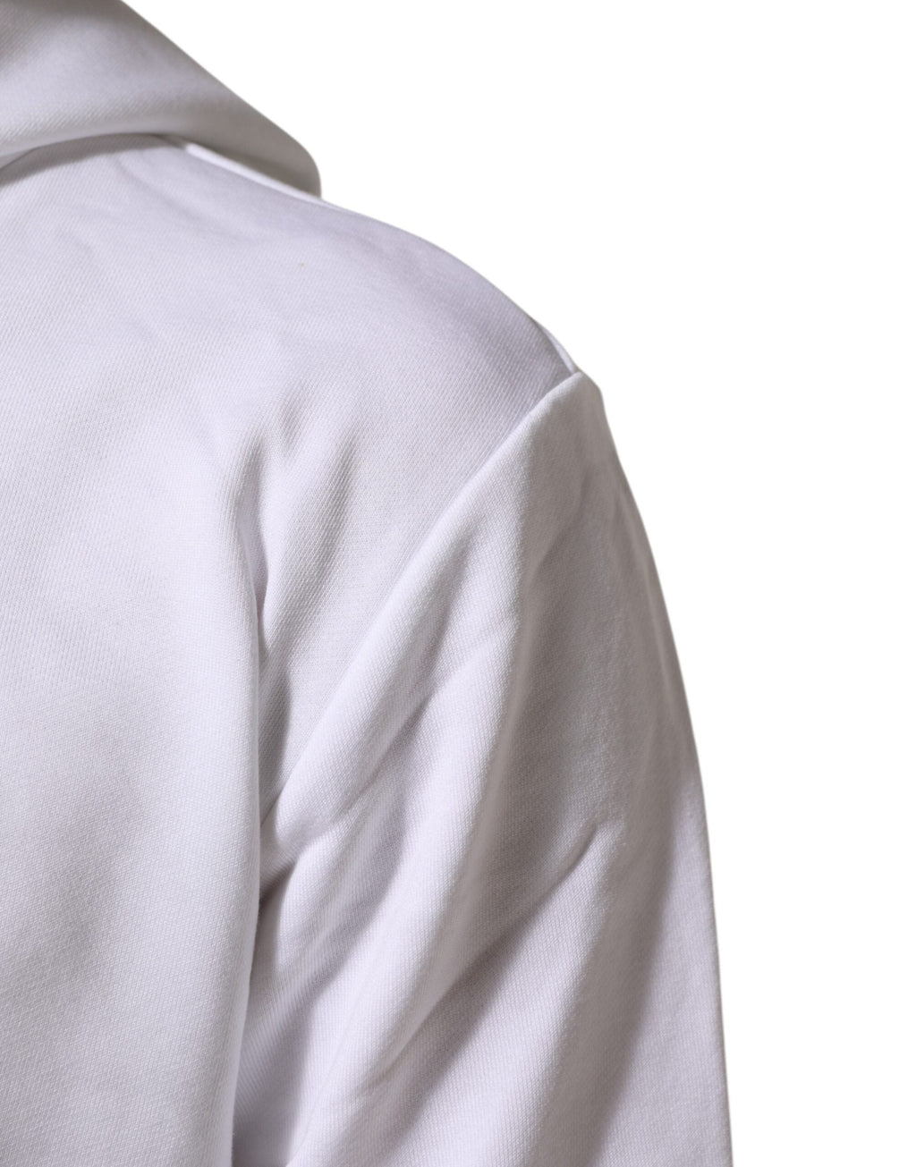 Dolce & Gabbana White Sacred Heart Hooded Sweatshirt Sweater