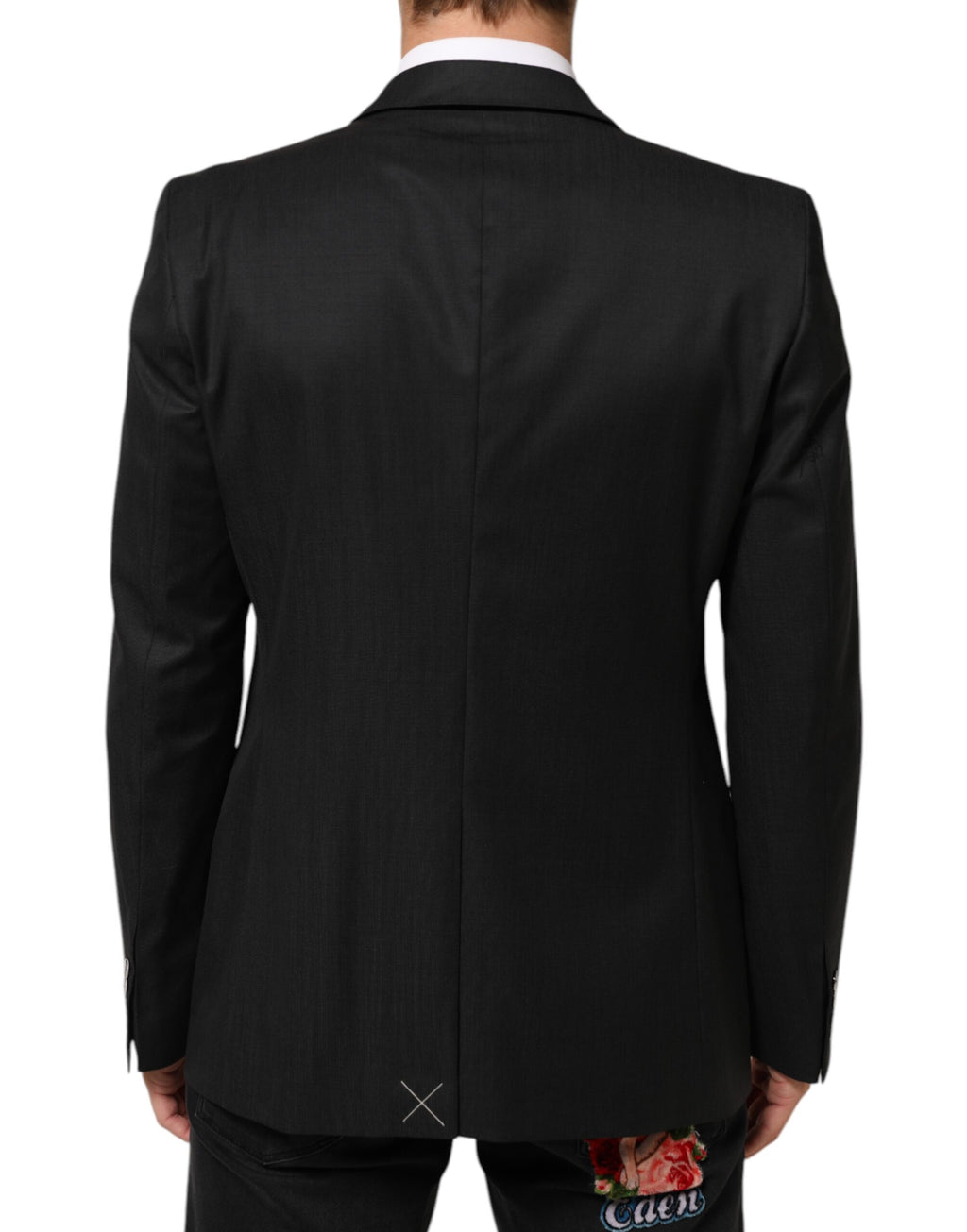 Dark Gray Single Breasted Men Coat MARTINI Blazer