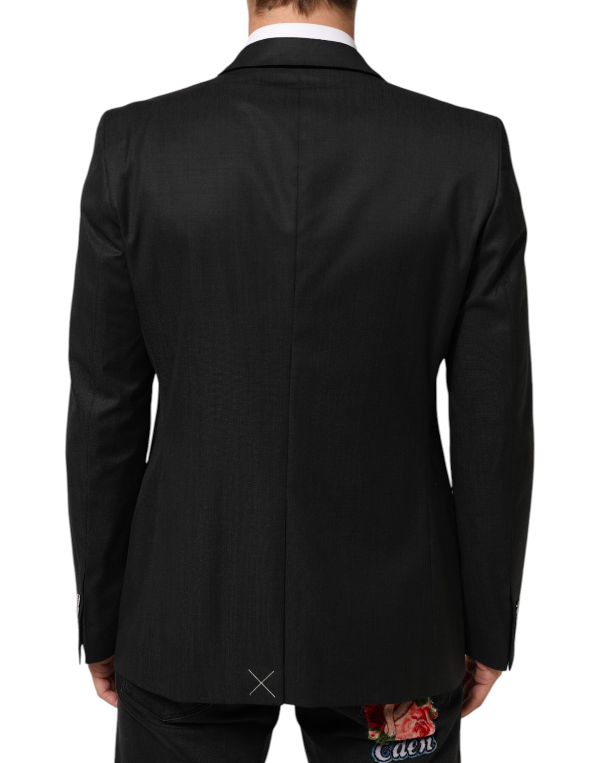 Dark Gray Single Breasted Men Coat MARTINI Blazer