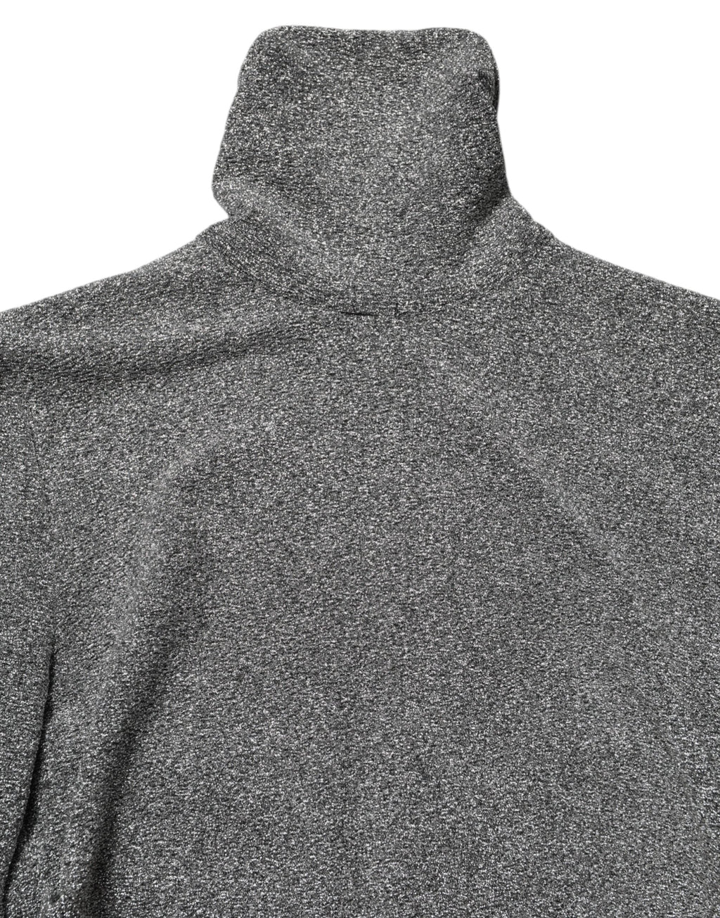Dolce & Gabbana Gray Nylon Bodycon Sheath Long Sleeves Dress
