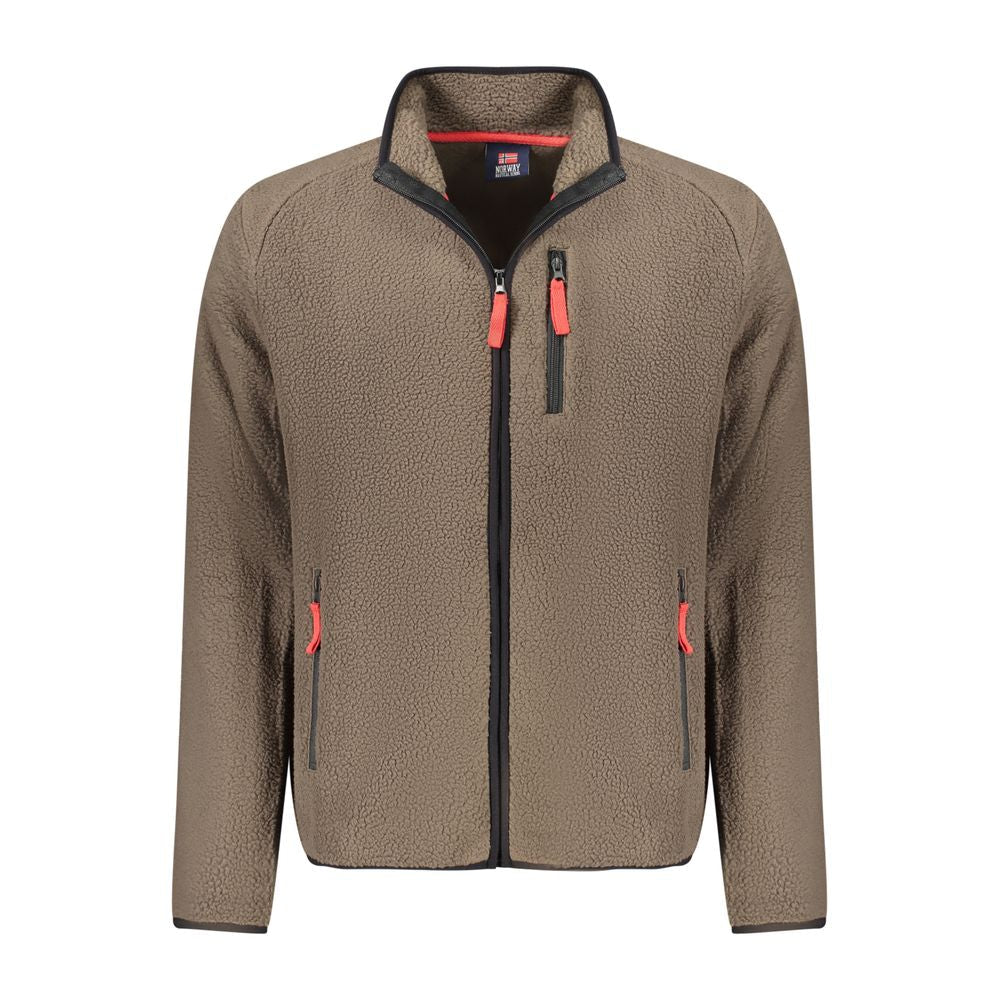 Norway 1963 Marrone Polyester Men Sweatshirt
