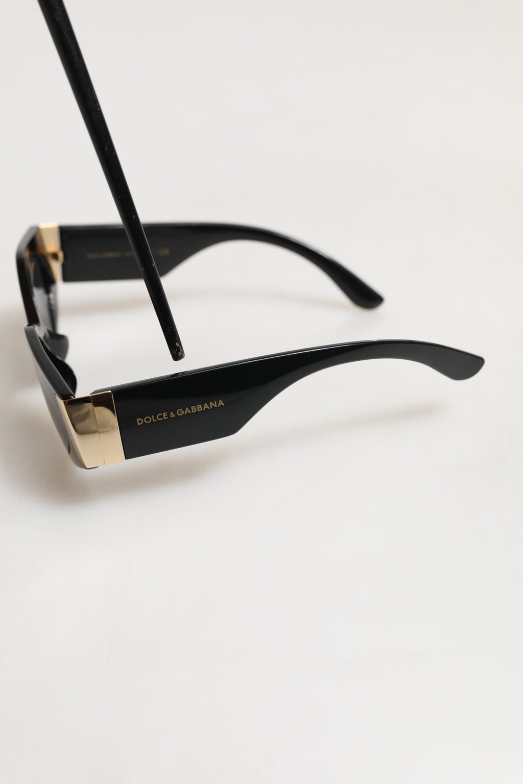 Dolce & Gabbana DG4396 Gray Gradient Black Irregular Frame Sunglasses