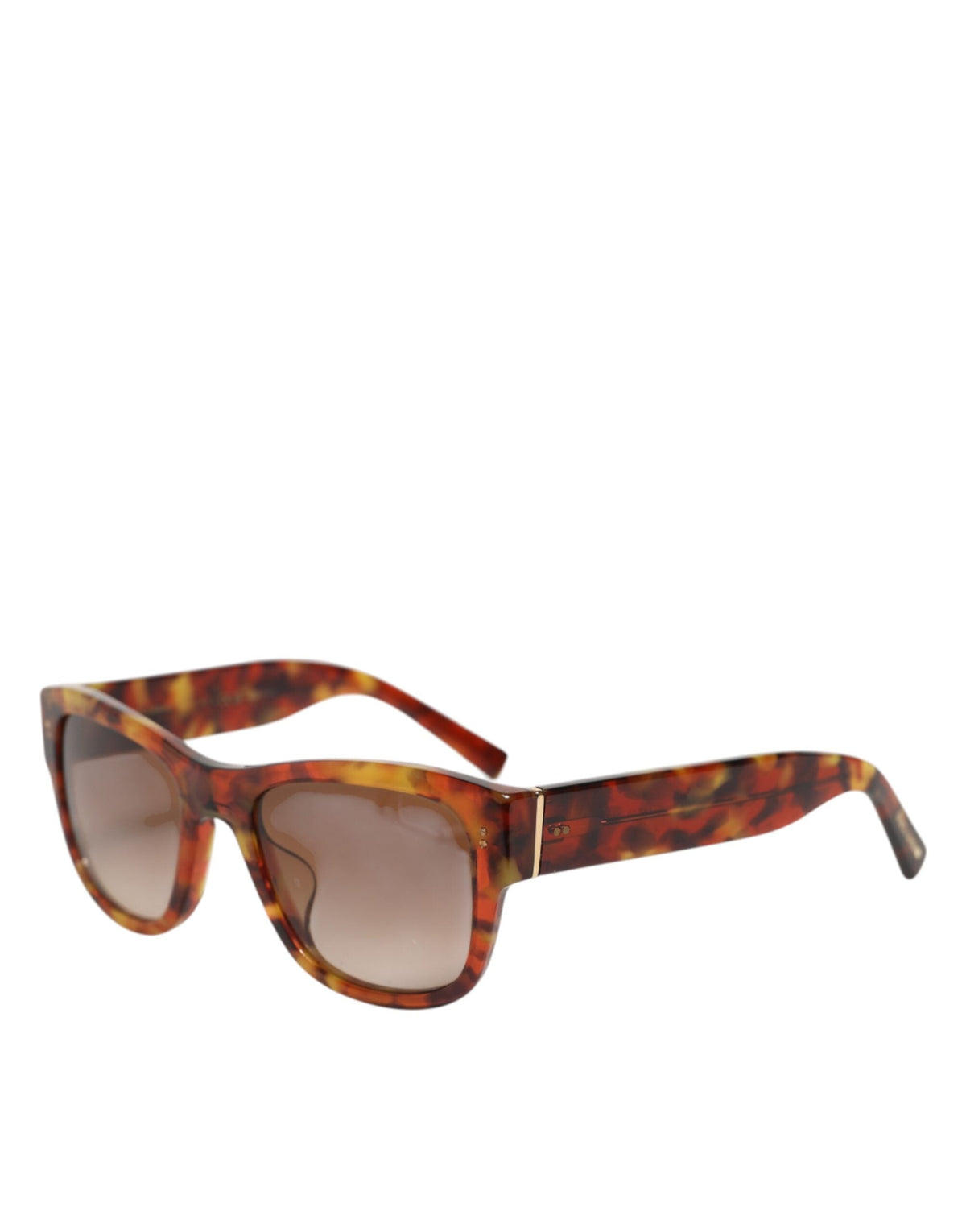 Dolce & Gabbana DG4338F Brown Havana Full Rim Round Lenses Sunglasses