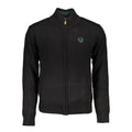 Gianmarco Venturi Black Cotton Men's Cardigan