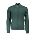 Gianmarco Venturi Verde Cotton Men Cardigan