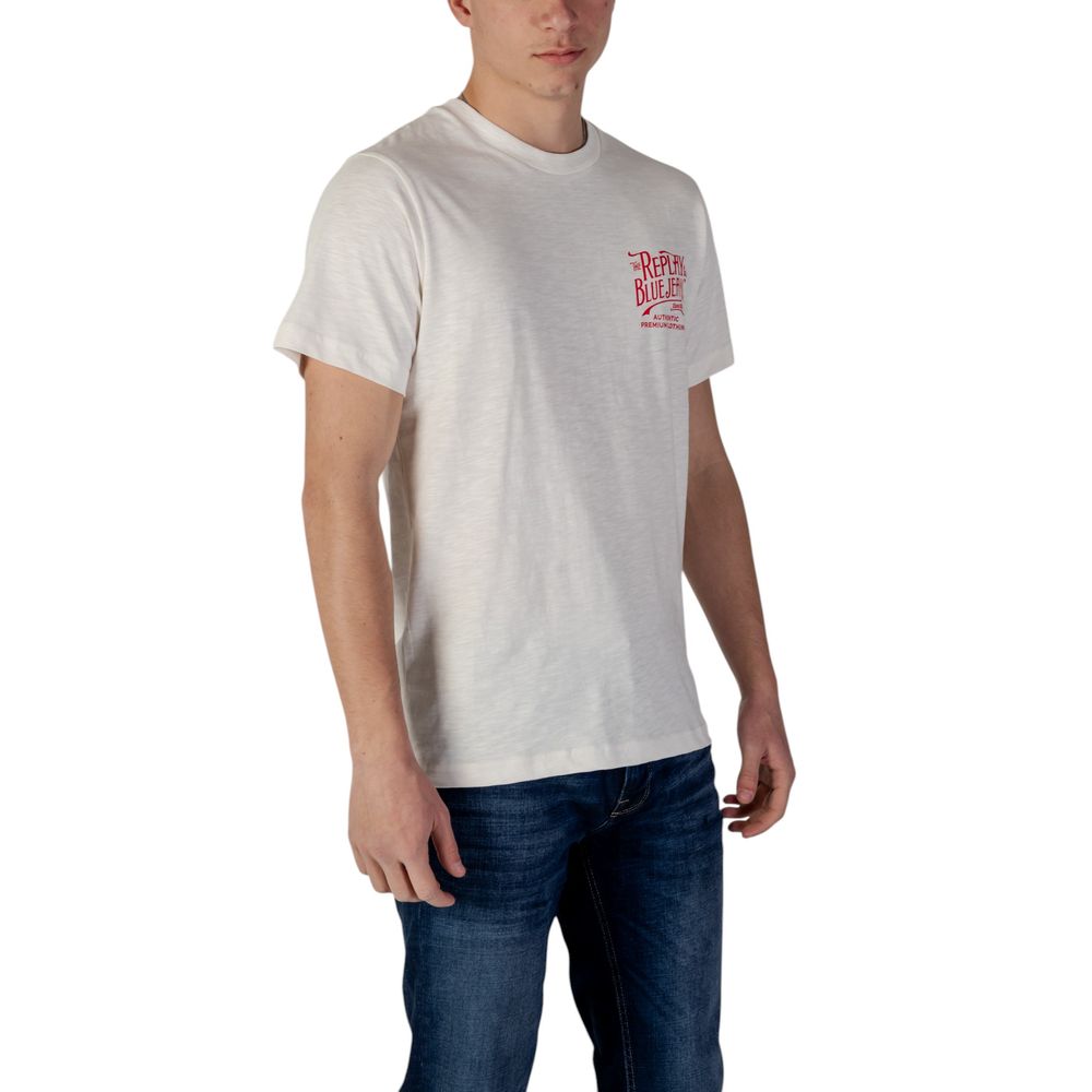 Replay Cream Cotton Sportswear