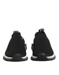 Dolce & Gabbana Black Slip On Sorrento Low Top Sneakers Shoes
