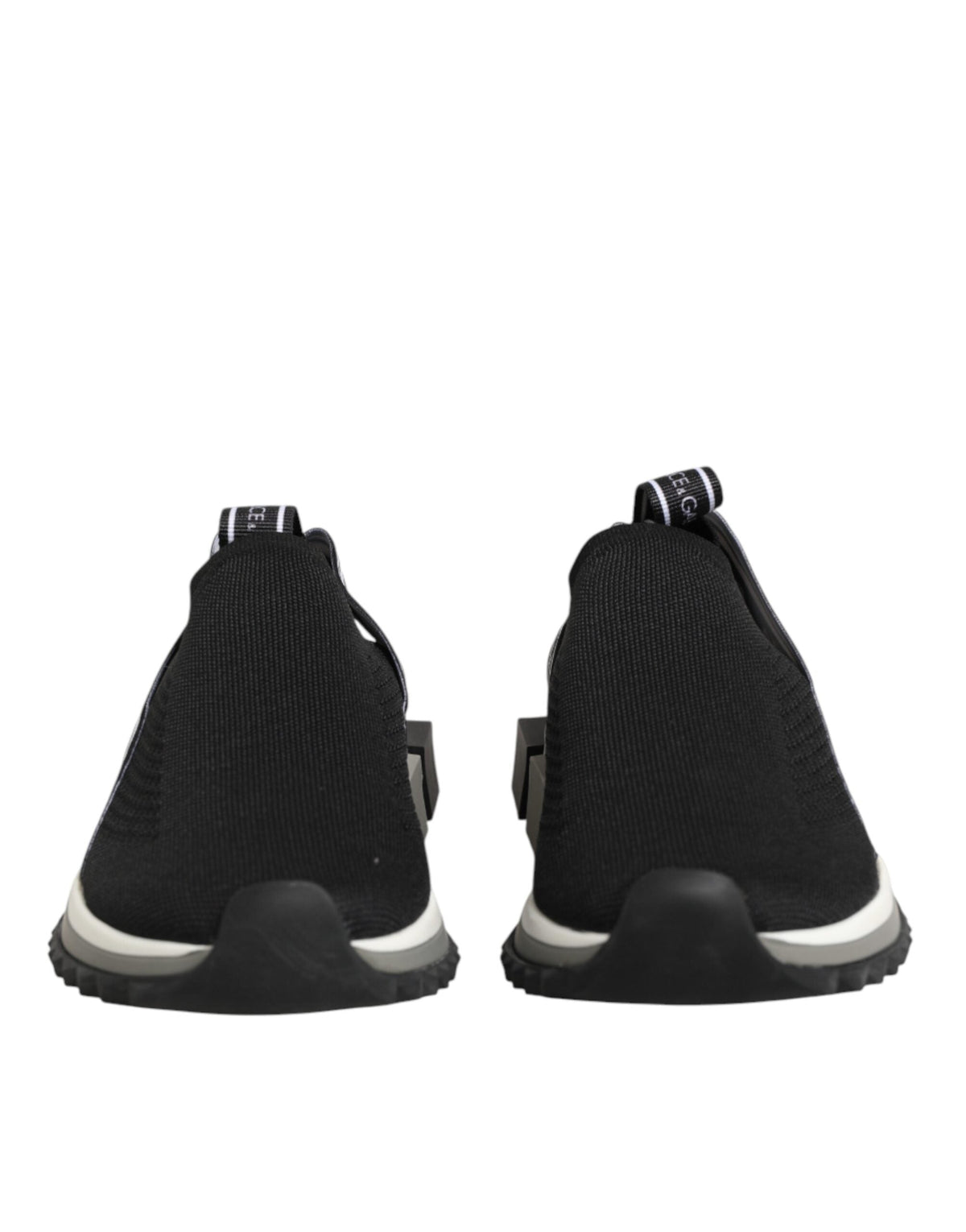 Dolce & Gabbana Black Slip On Sorrento Low Top Sneakers Shoes