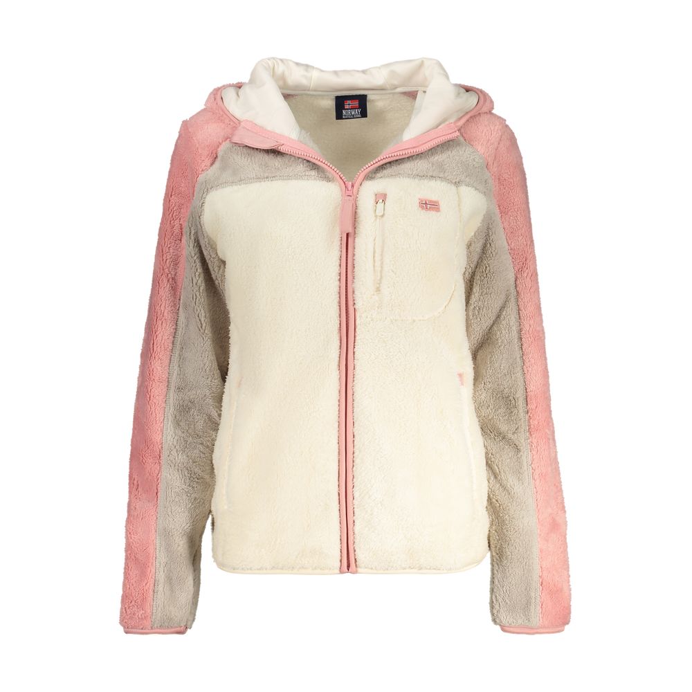 Norway 1963 White Polyester Women's Hoodie