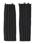Dolce & Gabbana Dark Gray Virgin Wool Knitted Fingerless Gloves