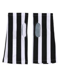Dolce & Gabbana Black White Nylon Fingerless Wrist Length Gloves