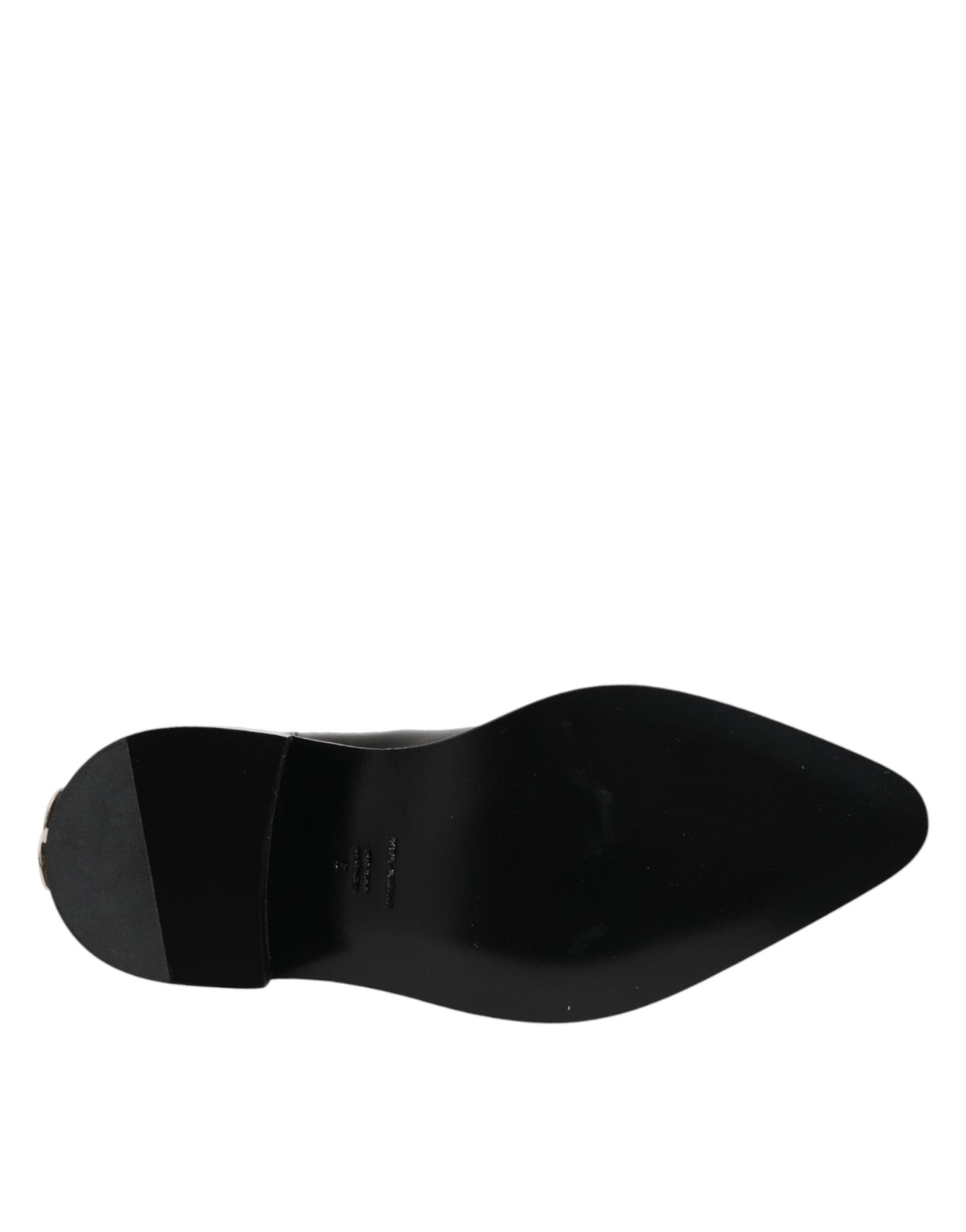 Dolce & Gabbana Black Studded Chelsea Short Ankle Boots Shoes