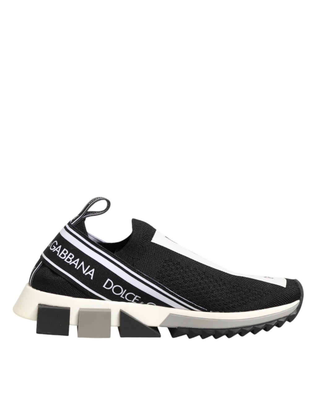Dolce & Gabbana Black Logo Low Top Sorrento Sneakers Shoes