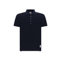 Blue Cotton Polo Shirt