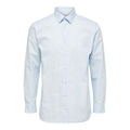 Blue Cotton Dress Shirt