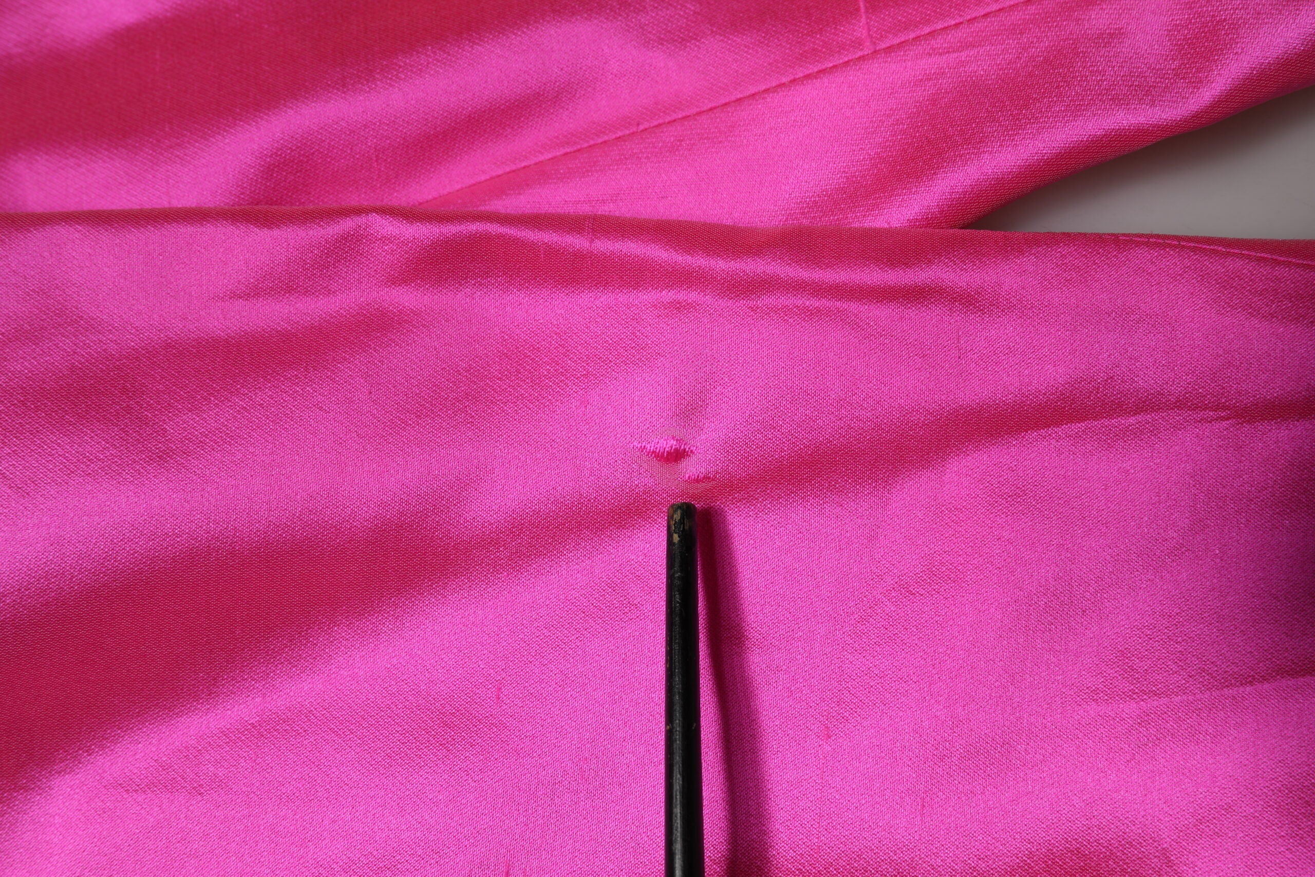 Dolce & Gabbana Pink Silk High Waist Dress Trousers Pants