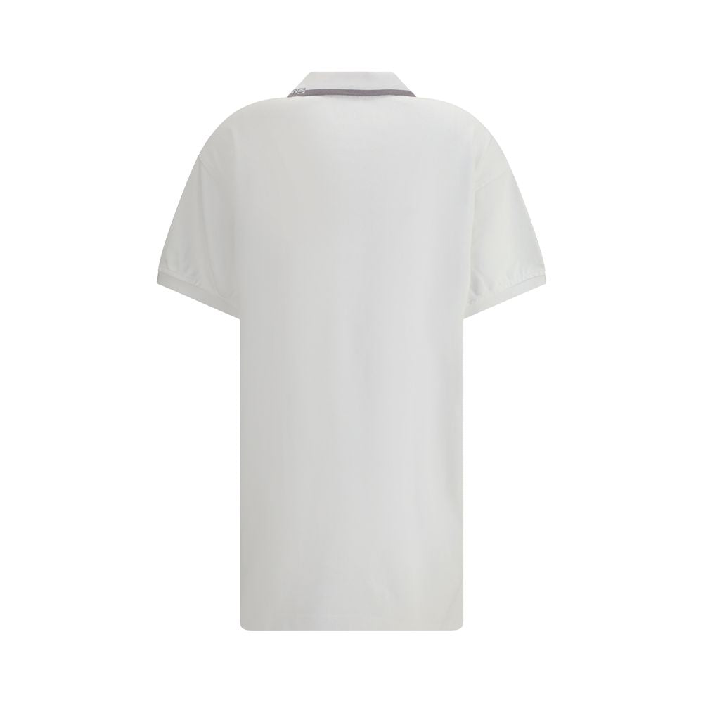 White Cotton Casual Dress