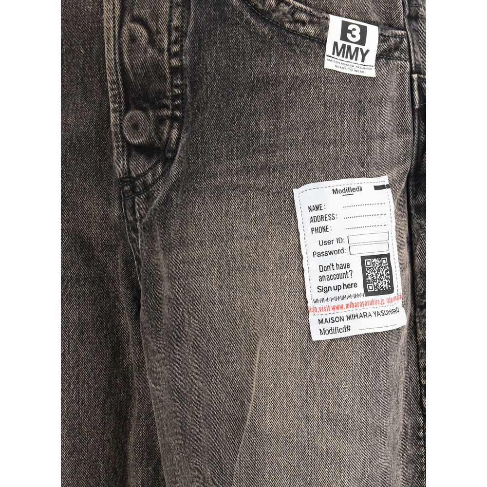Black Cotton Jeans Denim