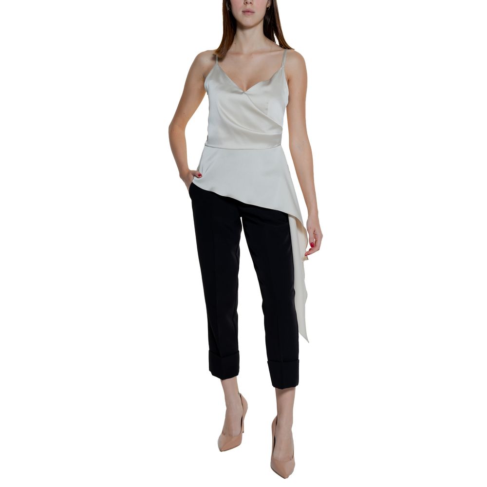 Silence Beige Polyester Top