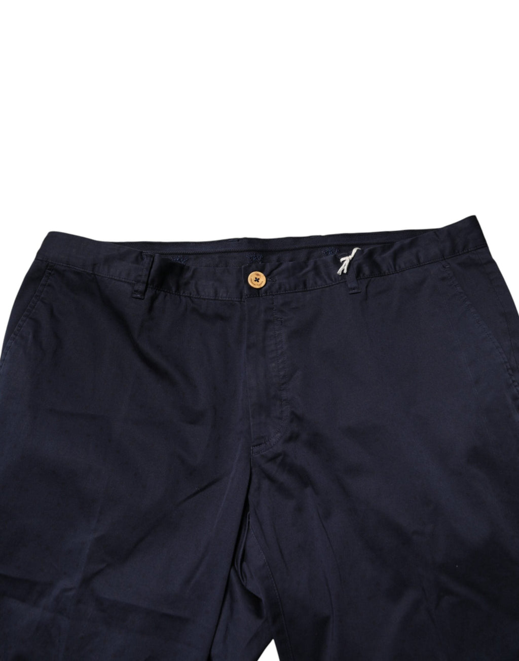 Domenico Tagliente Navy Blue Skinny Chino Mid Waist Men Pants